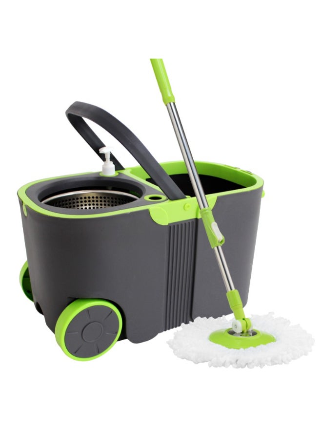 PAACHU 360°  Spin Mop with Bucket – Durable Design, Adjustable Handle, Microfiber Pad-13L - Image 1